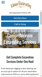 Mobile Screenshot of litzauexcavating.com